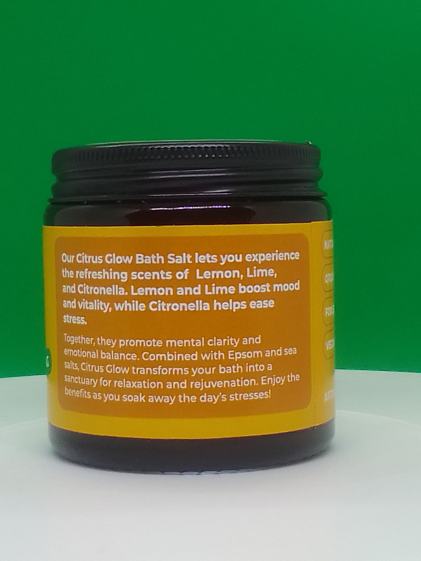 CITRUS GLOW BATH SALT - LEMON LIME AND CITRONELLA